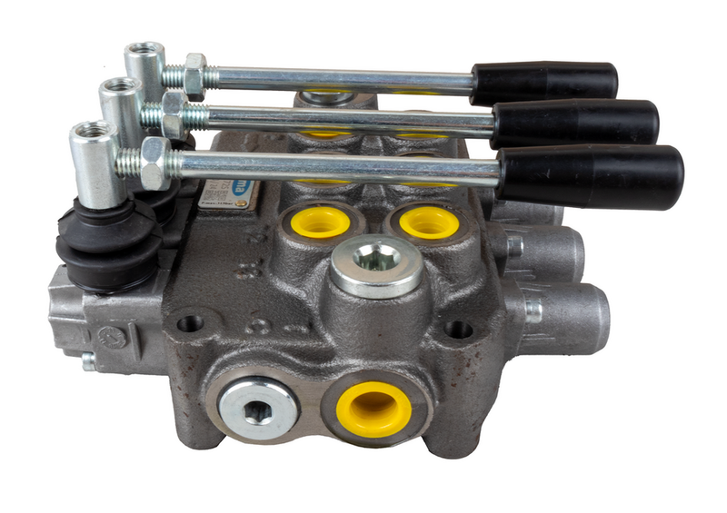 Distributore oleodinamico Ama basic da 3/8” 3 leve 40L/min per trattori (6)