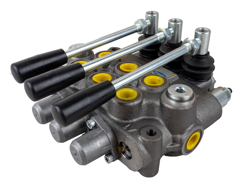 Distributore oleodinamico Ama basic da 3/8” 3 leve 40L/min per trattori (3)