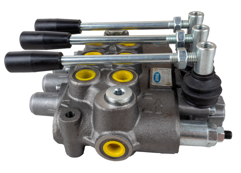 Distributore oleodinamico Ama basic da 3/8” 3 leve 40L/min per trattori (2)