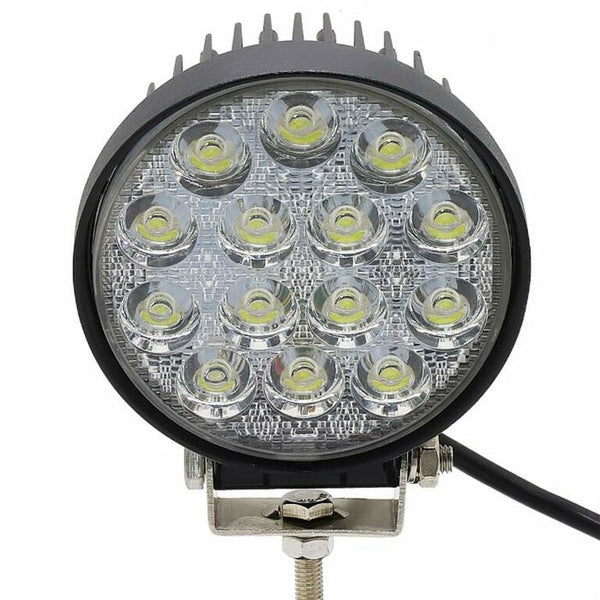 Faro da lavoro 14 LED Epistar a largo raggio freddo 42W IP67 - Grandstore